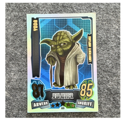 Topps Star Wars Force Attax Yoda Jedi-Ritter LE3 Holo Deutsch 2013 85 ATK 87 DEF