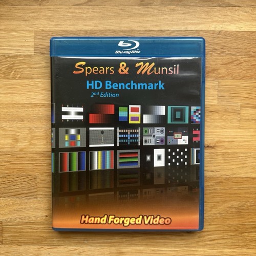 Spears & Munsil High Definition Benchmark 2nd Ed Blu-Ray with Manual and Glasses