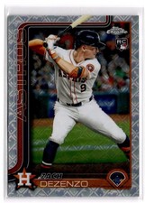 2025 Topps Chrome - Zach Dezenzo Rookie Card #294 Logo-Fractor Astros