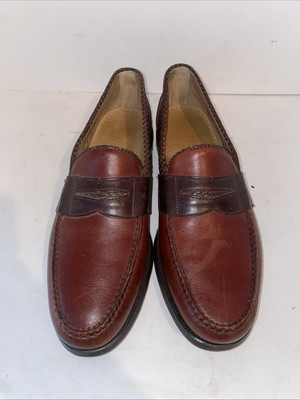 Sebago Classic Leather Penny Loafers Brown Mens 12 B Made in  display picture 3
