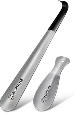 Shoe Horn Long Handle for Seniors Men Women,Metal Long Shoehorn Boot Horn 16.5",