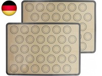 2 StüCk Backmatte FüR Macarons, 42X29.5 Cm Backmatte Aus Silikon, Bpa Frei M