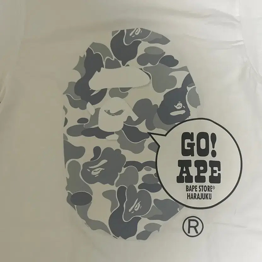 BAPE Short Sleeve T-Shirt White/Black Unisex New