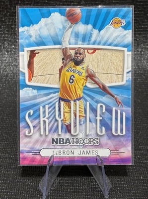 2022-23 Panini NBA Hoops  LeBron James Skyview #1 Los Angeles Lakers *128