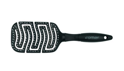 Comair Flex Tamer L Black Flexible Wave Brush Nylon Pins With Nubs