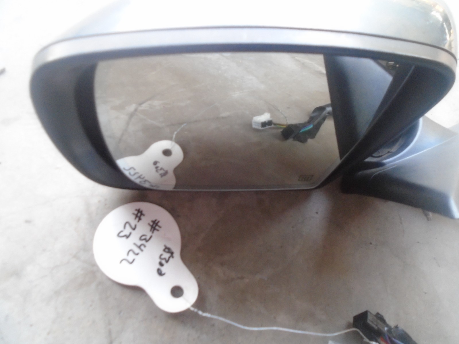 14-17 Maserati Quattroporte S Ghibli Front Left Side Door Rear View Mirror Black