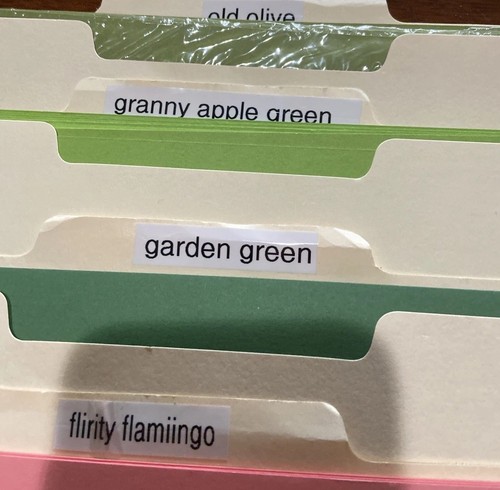 Stampin' Up! 8 1/2 x 11 Cardstock Scrap Current & Retired solid colors Preloved - Picture 4 of 9