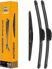 16" 16" Windshield Wipers with 12 Inch Rear Wiper Blade Replacement for Jeep ...