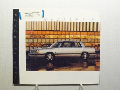 1987 Plymouth Reliant K Sales Brochure LE Wagon
