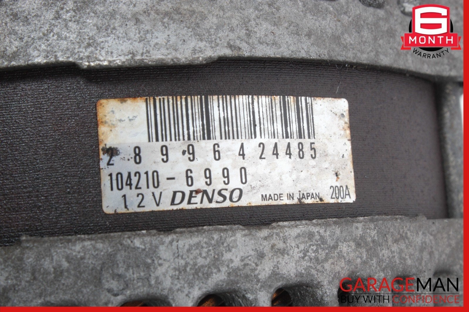 14-17 Maserati Ghibli Quattroporte 3.0L Engine Alternator Generator 200 AMP OEM