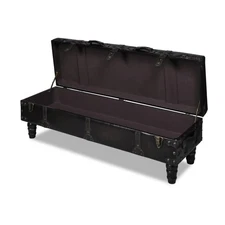 Storage Bench Dark Brown vidaXL