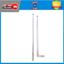 FM Radio Antenna, 2-Pack Telescopic AM FM Radio Antenna Replacement Antenna f...