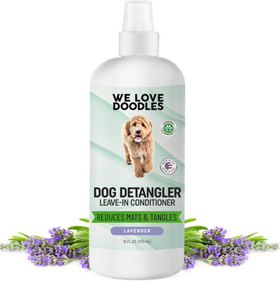 We Love Doodles Dog Detangler Spray - Leave-In Conditioner for Dogs - Dog Detang