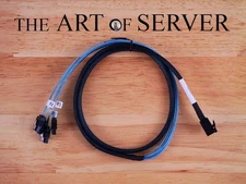 SAS cable SFF-8643 to 4x SATA forward breakout 39-in 100-cm [CBL-A0200L-03]