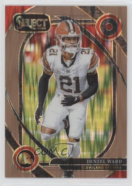 2024 Panini Select Club Level Copper Shock Prizm /299 Denzel Ward #248 10k8