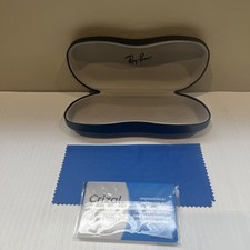 Ray Ban Original Black Sunglasses Eyeglasses Clamshell Hard Case 6.5 Inch