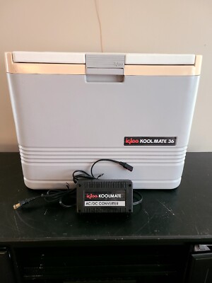 お話中 閉店セール中【貴重】iqloo イグルー KOOL MATE36 Igloo Kool Mate 36 Portable Thermo Electric Cooler AC/DC 12v Power