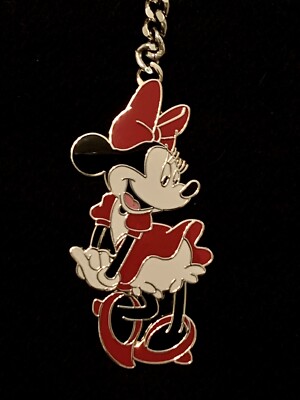 キーホルダー・キーリング kate spade Disney Minnie Mouse Key WORU0324 Kate Spade Disney X Minnie Mouse Key Chain Charm Key Ring