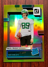 2022 Donruss JEREMY RUCKERT Rated Rookie Gold Holo Press Proof #391 Jets