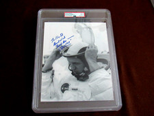 FRANK BORMAN APOLLO 8 NASA ASTRONAUT SIGNED AUTO QUALITY KODAK PHOTO GRADE 9 PSA