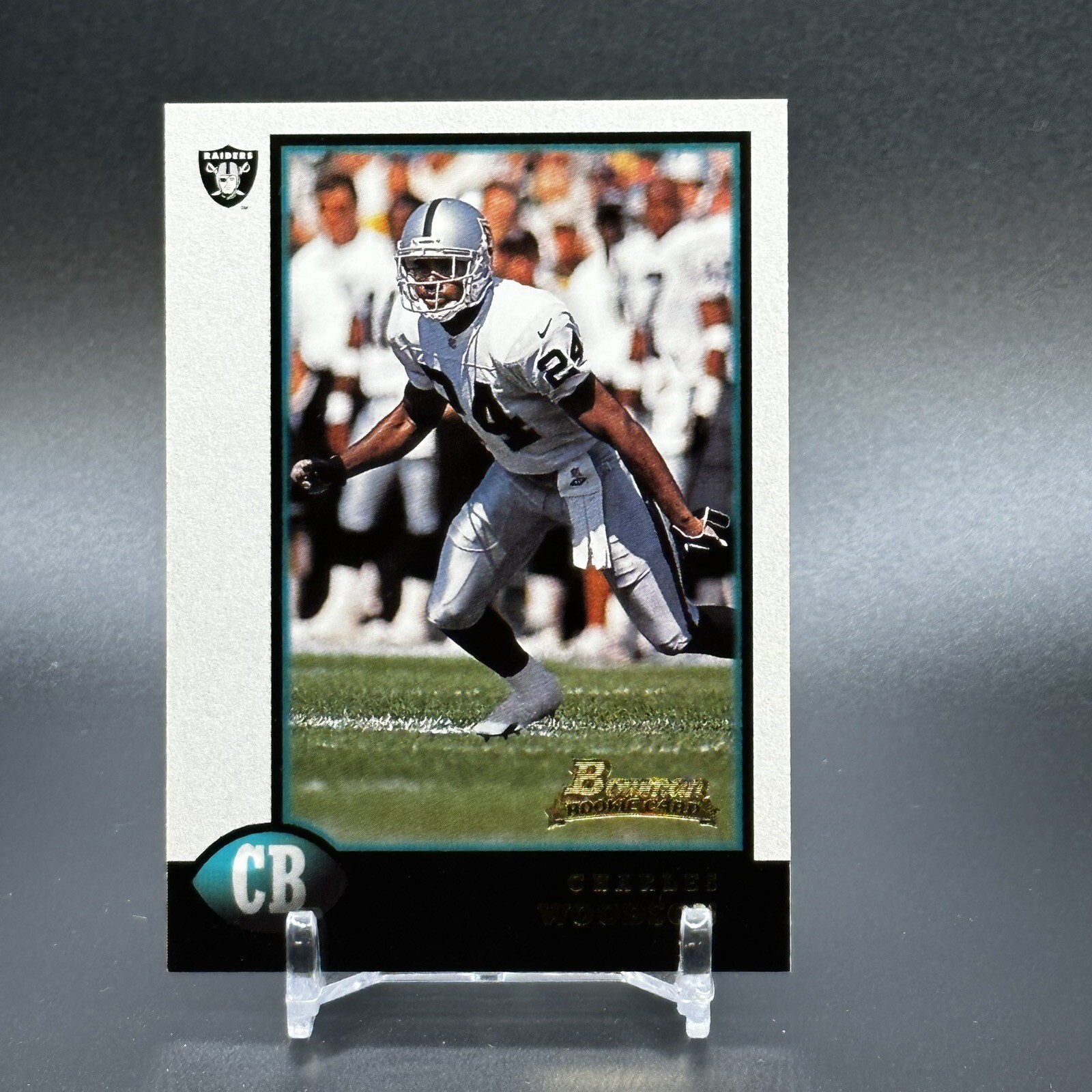 1998 Bowman Charles Woodson Rookie RC - Oakland Raiders #181 / Michigan