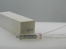 Tung Sol 5672 NOS NIB Sub-Miniature Silver Plate Serious Tubes T939