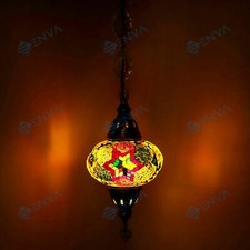Lustre suspension plafonnier mosaïque turque marocain luminaire lampe-ampoul