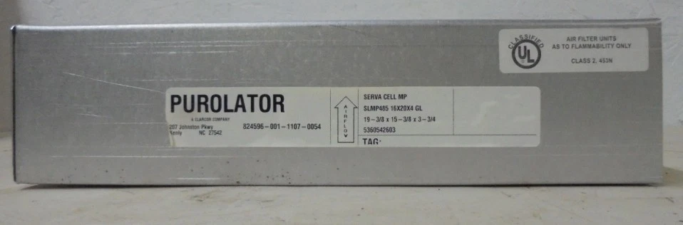 PUROLATOR SLMP485 SERVA CELL CARTRIDGE AIR FILTER 5360542603, 16X20X4, BOX OF 3 - Image 3 of 4