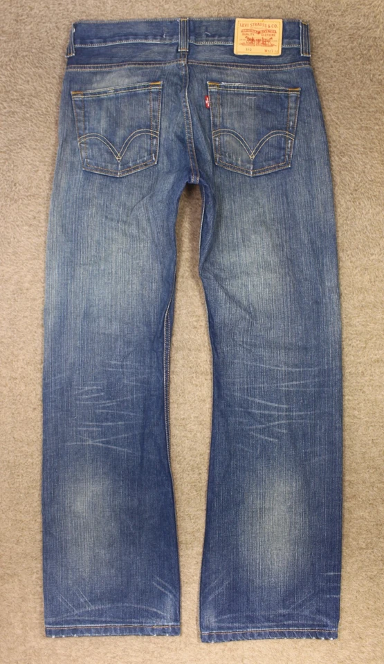 Jean homme LEVI'S 512 bootcut W32 L32 comme neuf n815 - Photo 3/4