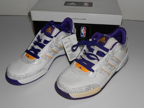 NBA ADIDAS TOP TEN LT lo Los Angeles Lakers Basket Scarpe da Uomo-Nuovo con  Scatola | eBay