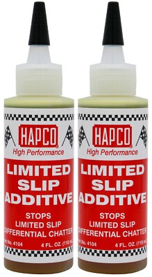 HAPCO - Limited Slip Additive - REDUCES WEAR & NOISE IN DIFFERENTIALS - 2 PACK
