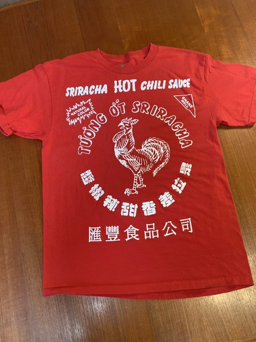 Sriracha Hot Sauce T-shirt Cock Loving Hot Sauce Men’s Medium