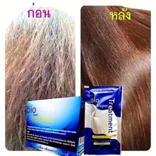 24x  Green Bio Super Hair Treatment Cream Adjust Damaged Hair To Be Beautiful 