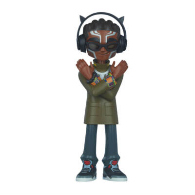 Black Panther T'Challa Designer Toy Wakandan Street Style Designed Artist KaNO