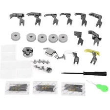 Universal 17 Piece Sewing Machine Presser Walking Feet Kit Industrial Flat 