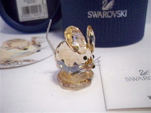SWAROVSKI REPLICA MOUSE 5244443 GOLDEN SHADOW 2016 LIMITED EDITION