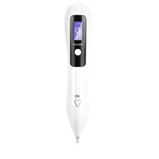 Portable LCD Dot Mole Freckle Spot Tattoo Removal Pen Beauty Skin Machine White