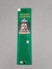 1991 Smokey Bear & Oakland A’s baseball bookmark