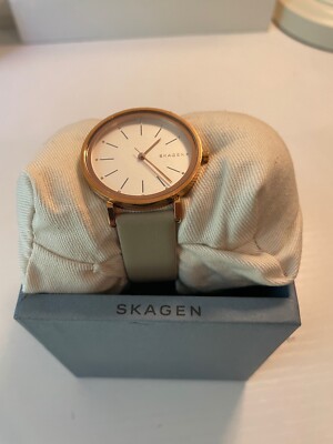 Skagen SKW2483  Ladies Quartz Watch Gray Leather