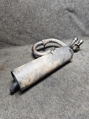2006 Yamaha Rhino 660 OEM Exhaust Header Pipe Muffler Baffle 