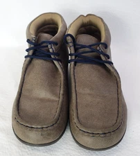 Dbl Barrel Western Youth M+F Size 3 Brown Barrel Shoes