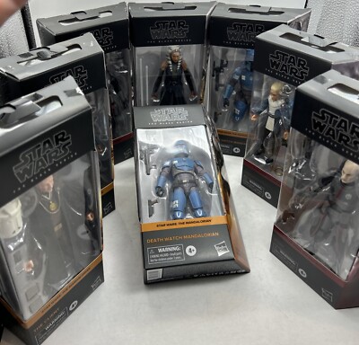Lot Of 10 Cases 80 Pc Star Wars MANDALORIAN Black Series Ahsoka Echo Death Watch