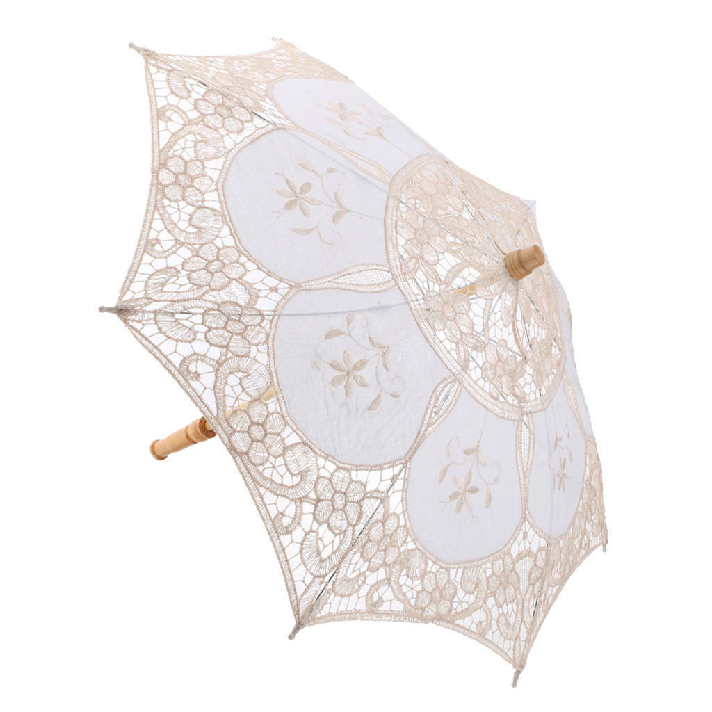 Kids Detroit Mall Small Vintage Wedding New arrival Stage Parasol Umbrella Halloween Lace
