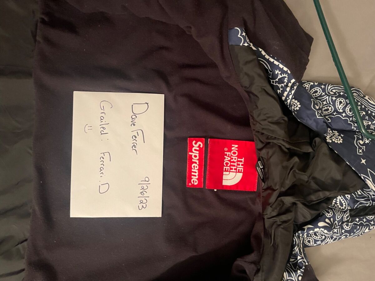 FW14 Supreme The North Face Bandana Mountain Jacket Navy FW14 Supreme The North Face Bandana Mountain Jacket Navy