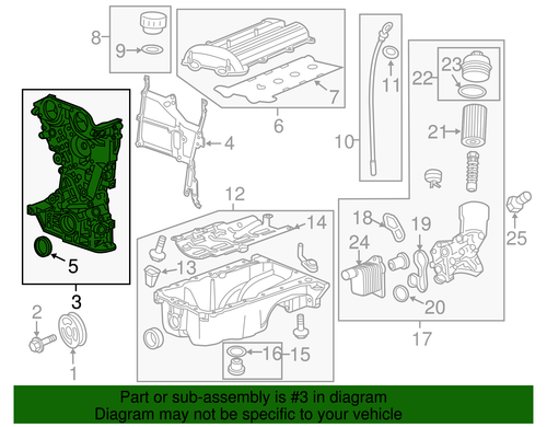 Oil Pump With Timing Cover FITS FOR OPEL VAUXHALL 1.4 Turbo Twinport petrol - Picture 3 of 16