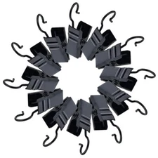 24pcs Small Curtain Clips Stainless Steel Hooks for Hanging Clip Photo Clips ...