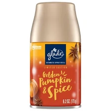 Glade Automatic Spray Refill Air Freshener for Home and Bathroom Golden Pumpkin