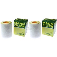 2x Original MANN-FILTER Luftfilter C 1036/2 Air Filter für Smart