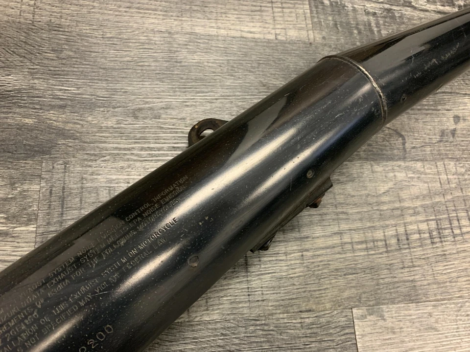 Tubo de escape silenciador derecho Suzuki 1984 1985 1986 GS1150 GS1150E 1150 OEM (#9) Foto 4 de 4