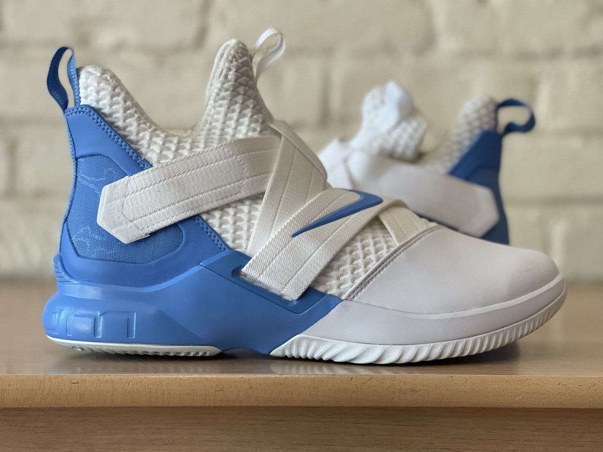 Size Nike LeBron Soldier 12 TB White Coast Blue for sale